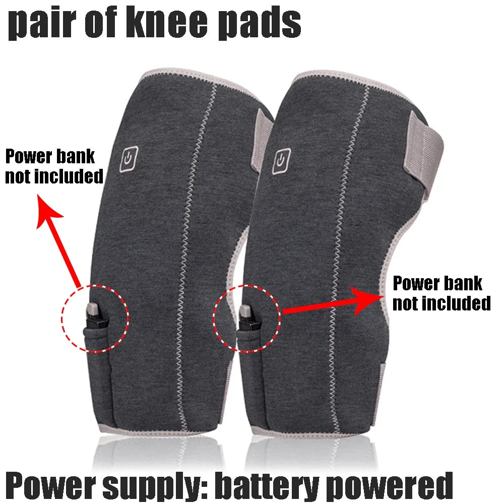 USB Graphene Electric Knee Heating Pad – Adjustable Heated Wrap Heated Knee Wrap PRIMED Pair of knee pads China Mainland
