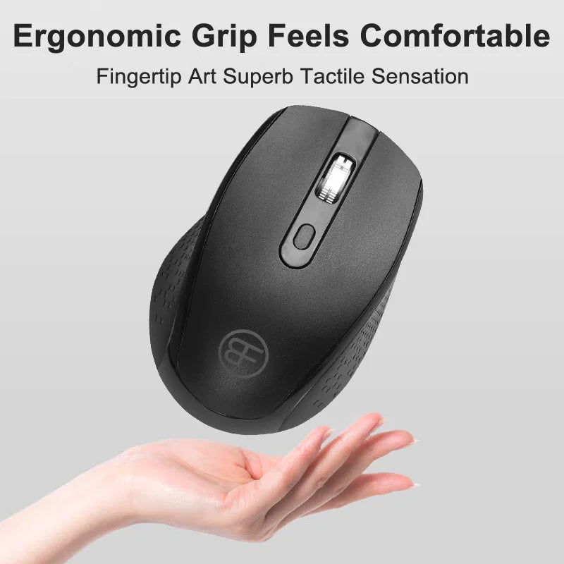 BalanceFit 2.4GHz Wireless Ergonomic Mouse | 1600 DPI USB Wireless Mouse PRIMED