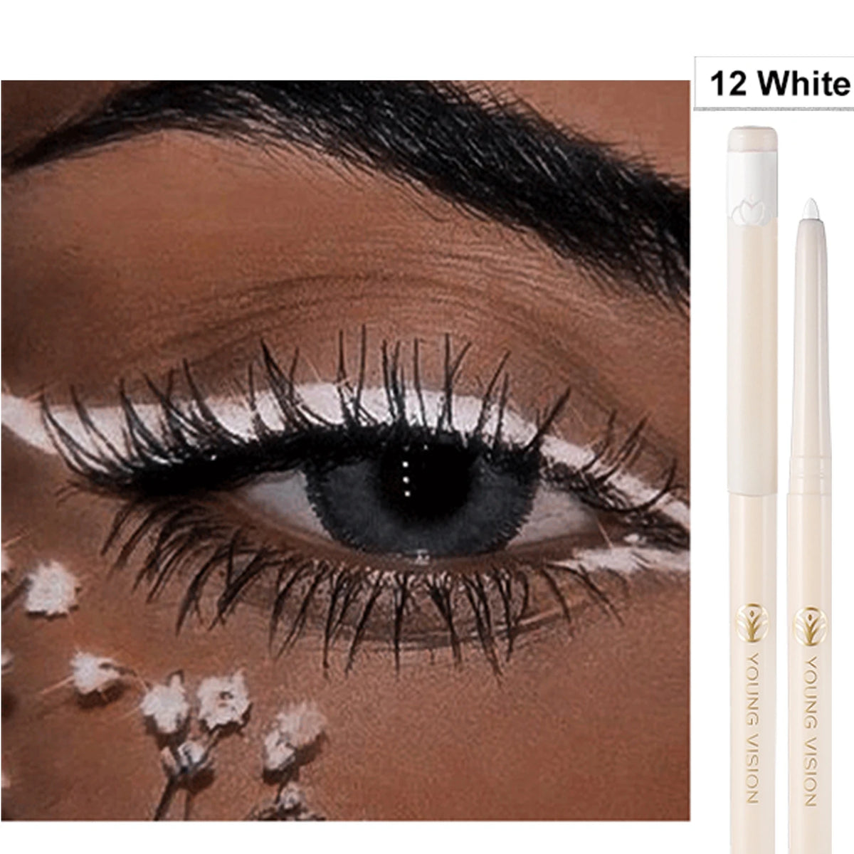 Waterproof Gel Eyeliner Pencil – 12 Colors Matte & Shimmer