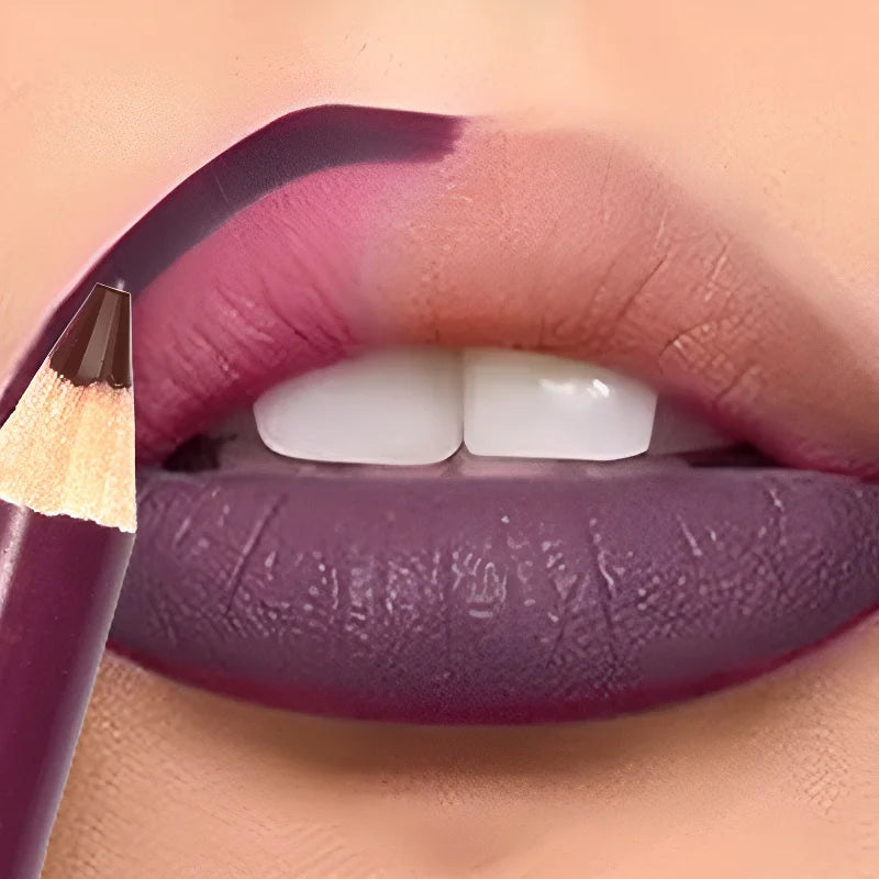 Waterproof Matte Lip Liner Pencil | 28 Shades, Long-Lasting