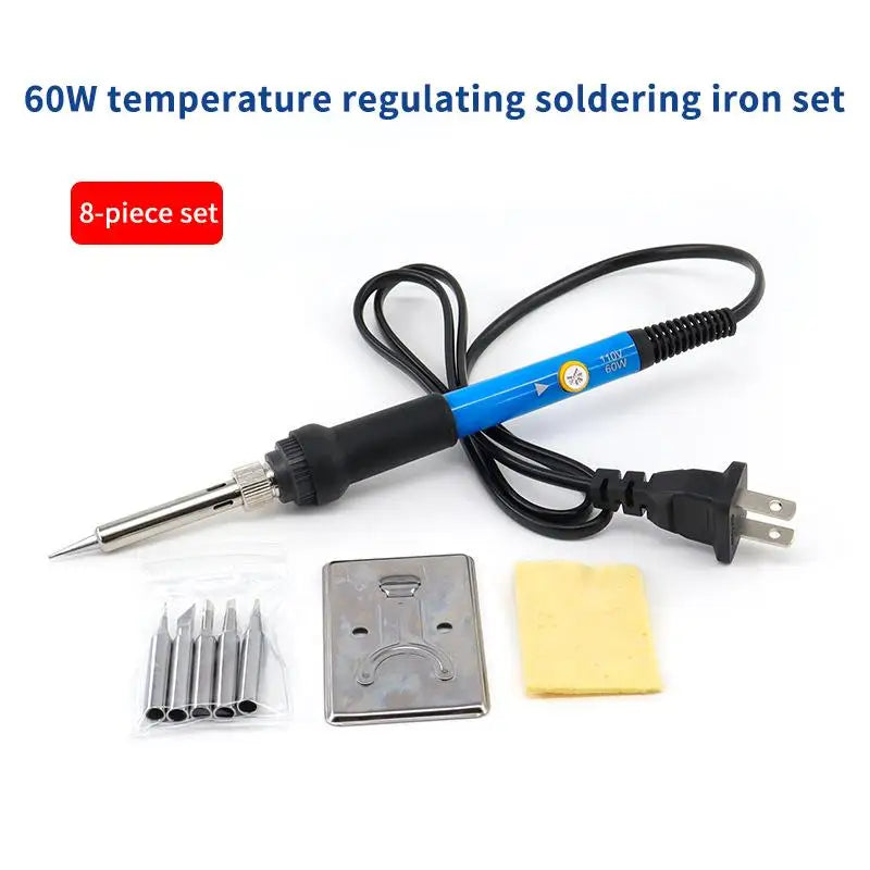 60W Adjustable Temperature Electric Soldering Iron 110V/220V