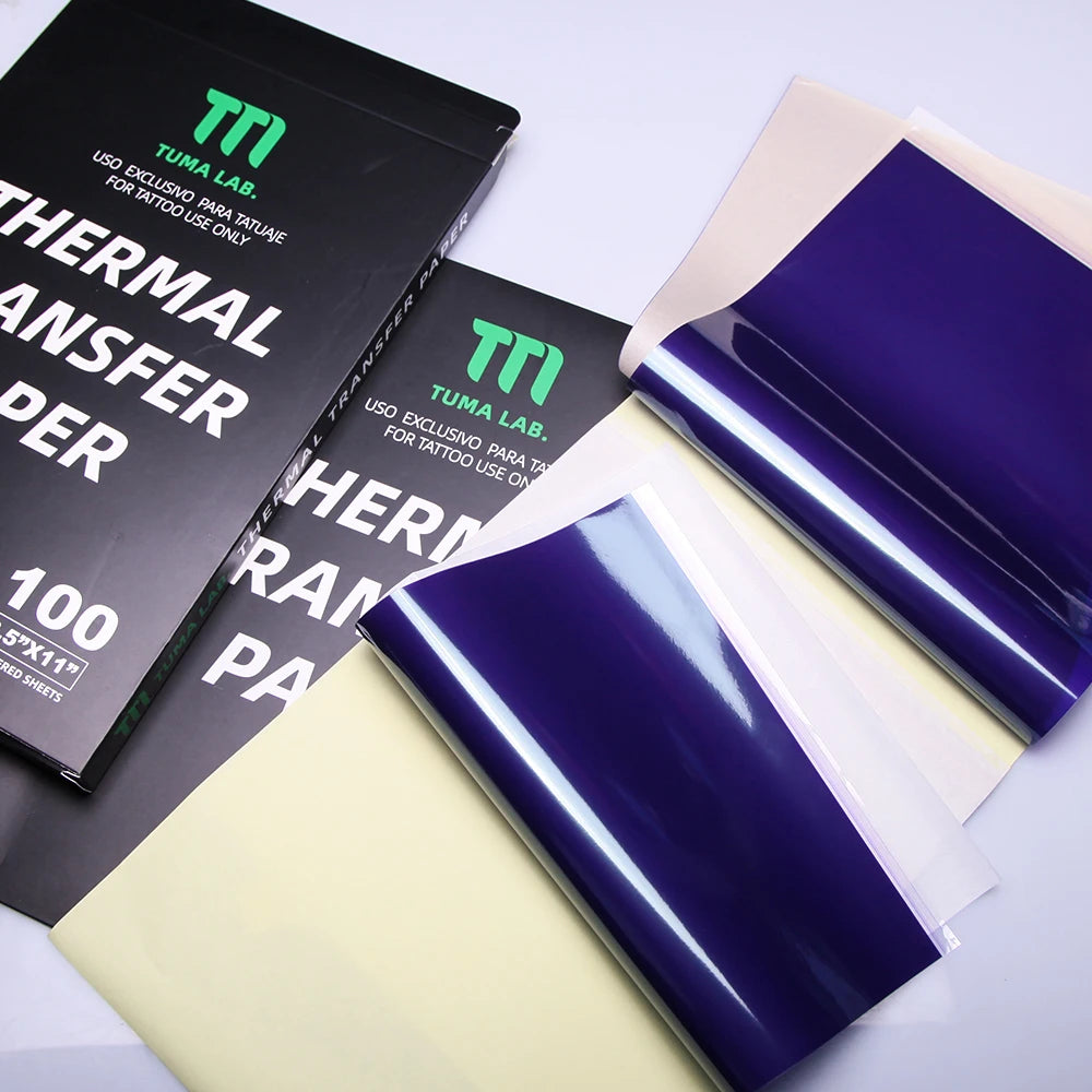 Tattoo Transfer Paper – Thermal Stencil Sheets for Printers Tattoo Stencil Paper PRIMED