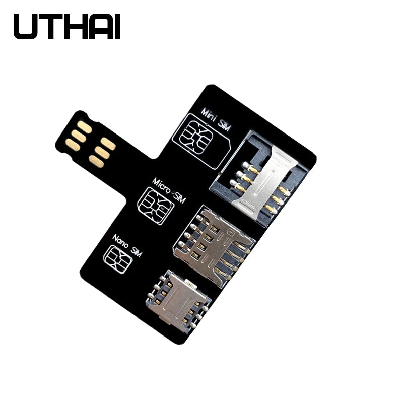 UTHAI T10 iPhone 4-in-1 External SIM Card Adapter & Reader SIM Card Adapter PRIMED