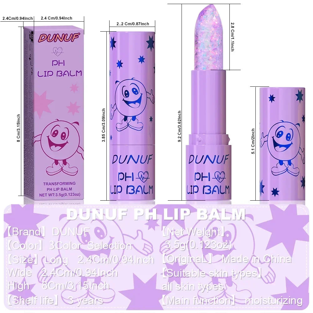 PH Lip Balm Crystal Jelly Flower Lip Stain & Moisturizer