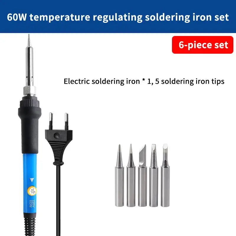 60W Adjustable Temperature Electric Soldering Iron 110V/220V