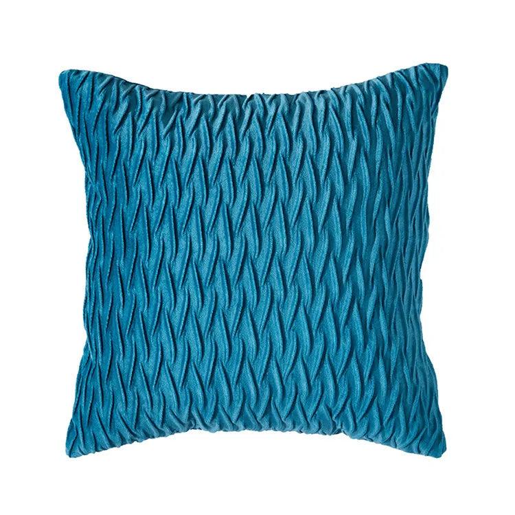 Super Soft Velvet Throw Pillow Cover 45x45cm | Striped Luxury