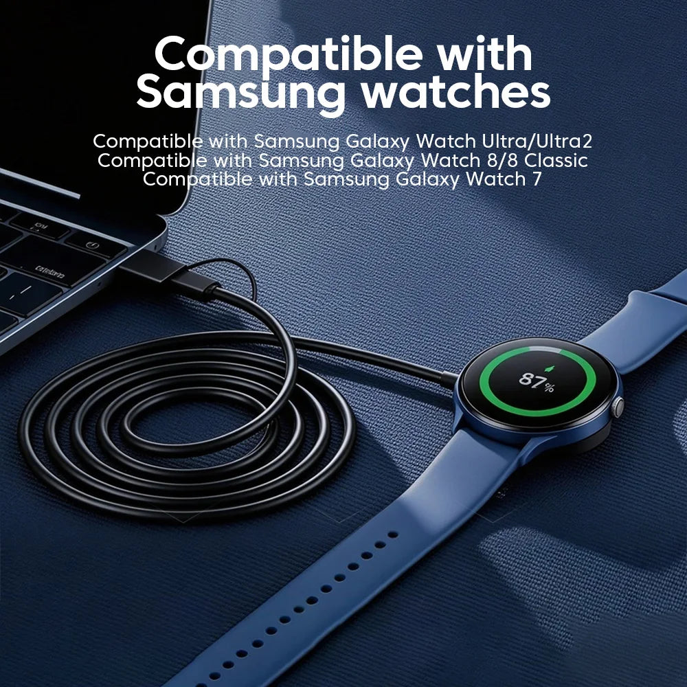 2-in-1 USB & Type-C Magnetic Charger for Samsung Galaxy Watch Smartwatch Charger PRIMED