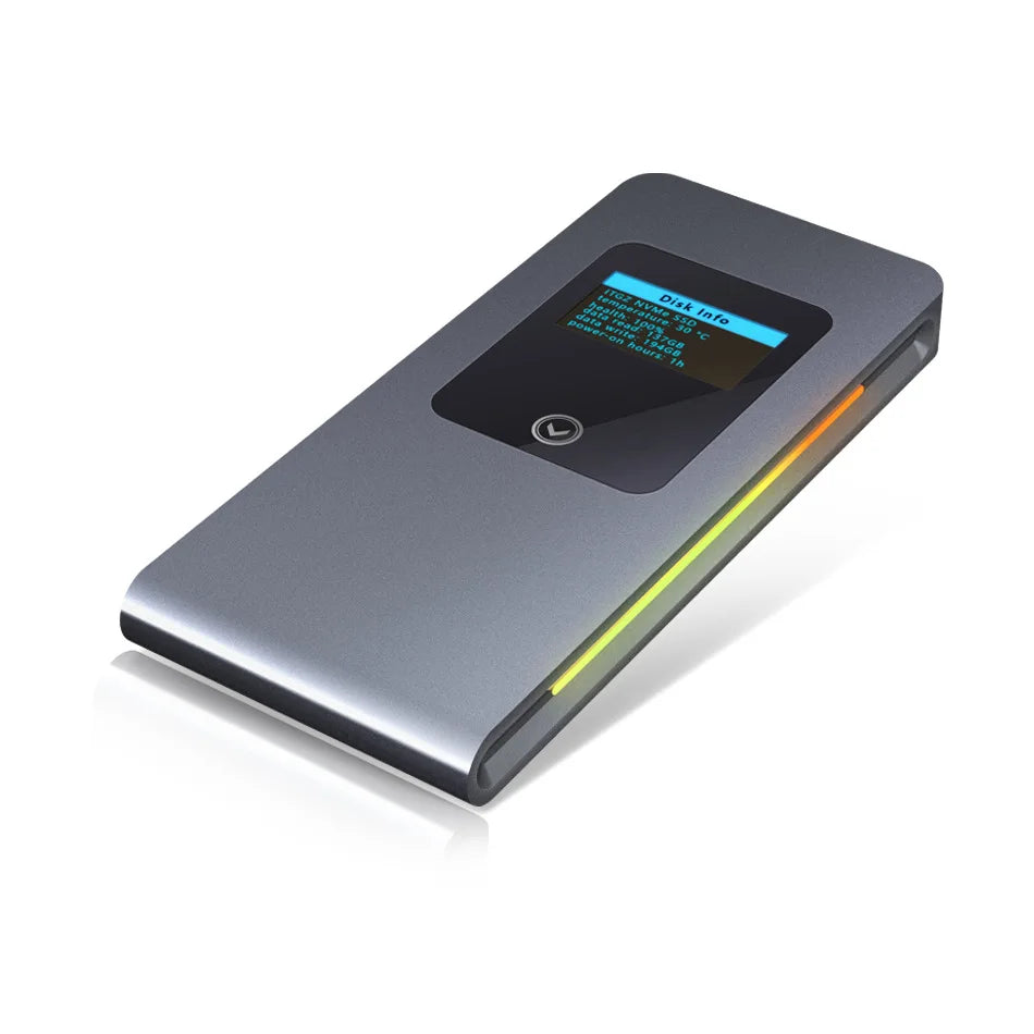 UTHAI M9 NVMe M.2 SSD Enclosure 10Gbps USB RGB Aluminum Case SSD Enclosure PRIMED