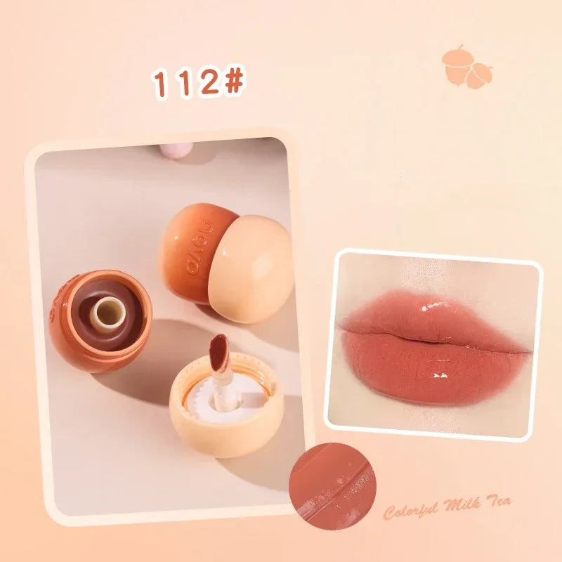Mushroom Lip Gloss – Matte Liquid Lipstick & Creamy Lip Tint Matte Lip Gloss PRIMED 112
