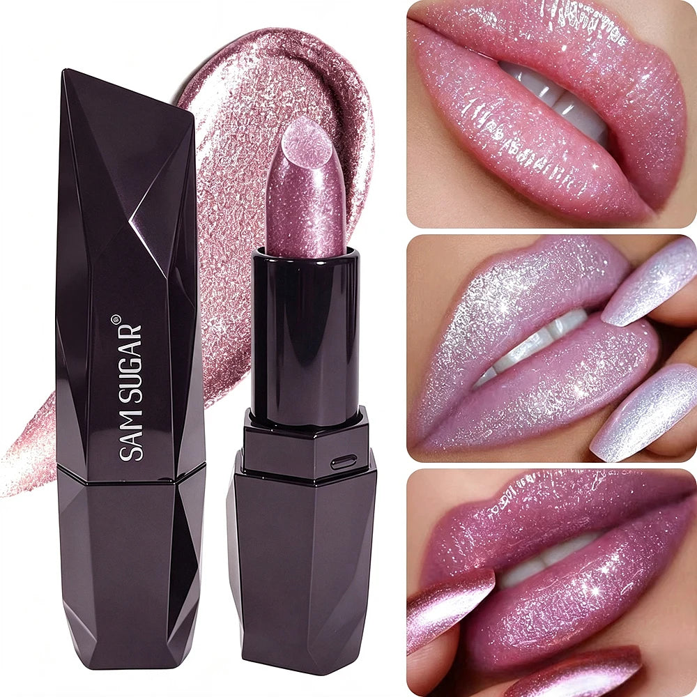 Art Value Diamond Shimmer Metallic Lipstick | Waterproof Gloss Metallic Lipstick PRIMED