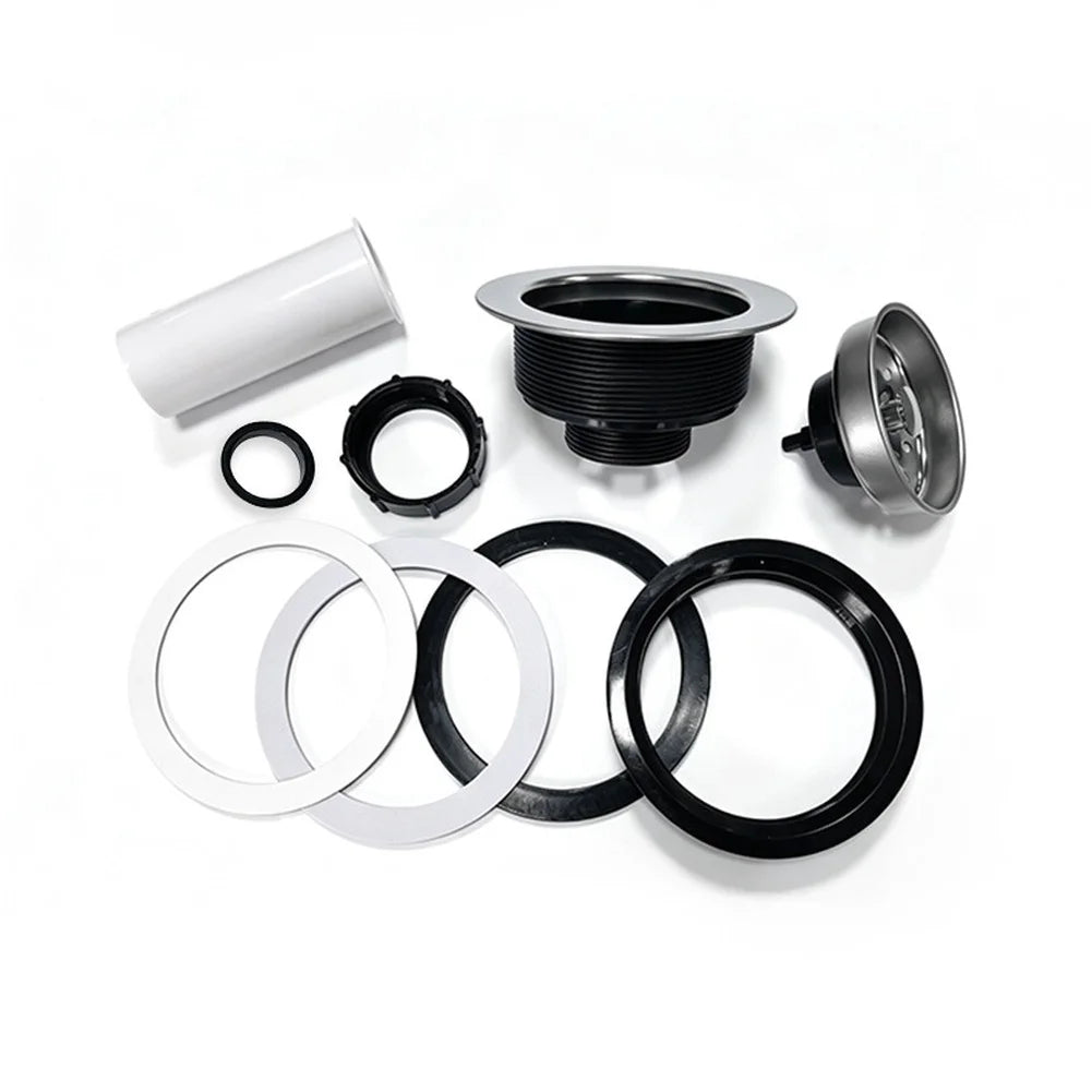 Under Sink Trap & Kitchen Drain Filter | 430 Stainless Steel Kitchen Drain Filter PRIMED