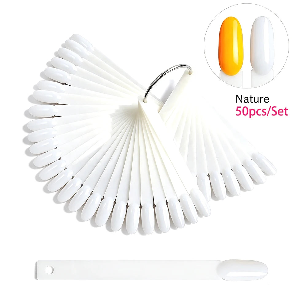 Clear Nail Practice Tips 50–150 Pcs | Nail Art Display Sticks