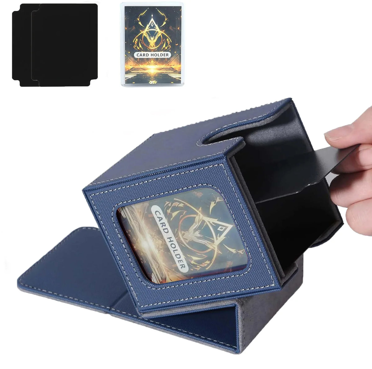 MTG Commander Deck Box – Holds 100+ Double-Sleeved Cards Card Deck Box PRIMED 9