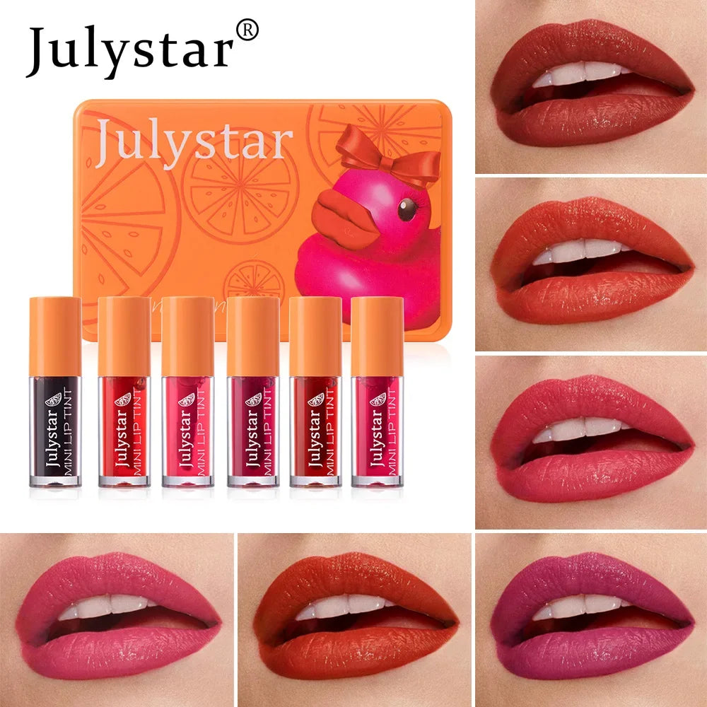 Blana 6-Color Velvet Liquid Lipstick Set | Nourishing Lip Gloss Liquid Lipstick Set PRIMED
