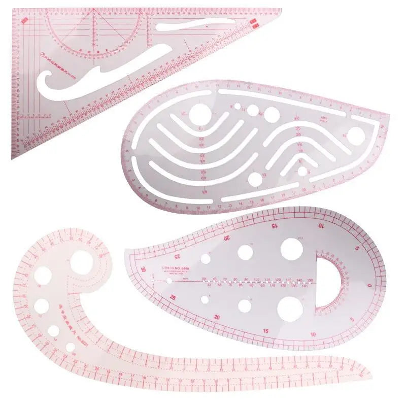 Tailor Measuring Ruler Kit 4–9 Pcs | Sewing Quilting Tools
