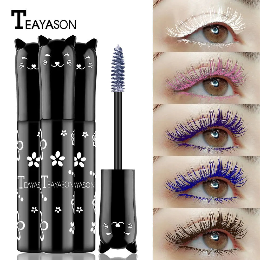 TEAYASON 4D Colorful Waterproof Mascara – Volume & Length