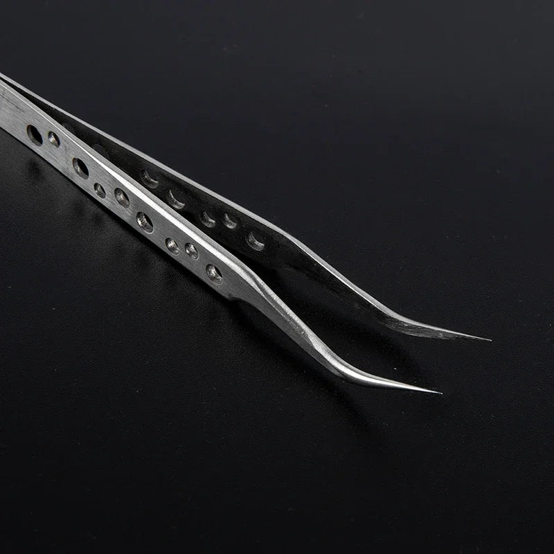 ESD Anti-Static Stainless Steel Tweezers – Industrial Grade