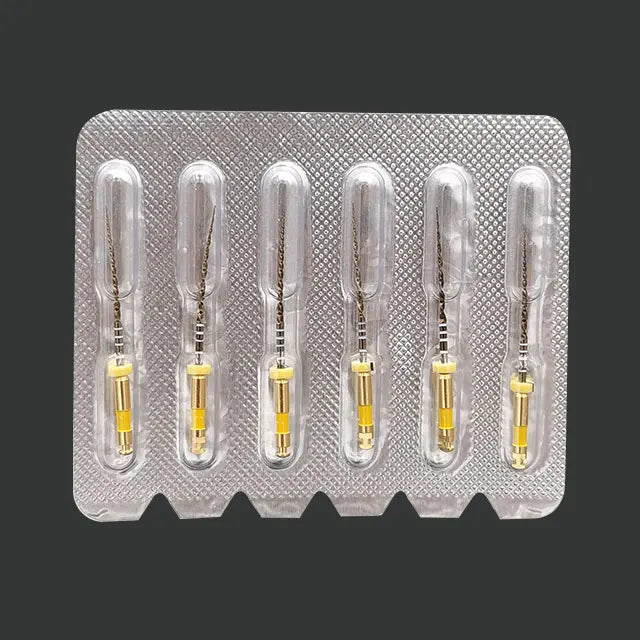 Wave Gold NiTi Rotary Endodontic Files 6pcs | Large Primary