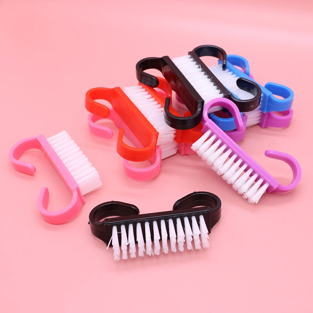 JEARLYU 12-Pack Nail Cleaning Brush Set – Salon Grade Manicure