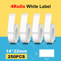 Niimbot D110 D11 Thermal Label Paper Rolls & Case Bag Set Thermal Label Paper PRIMED 4Rolls14x22mm