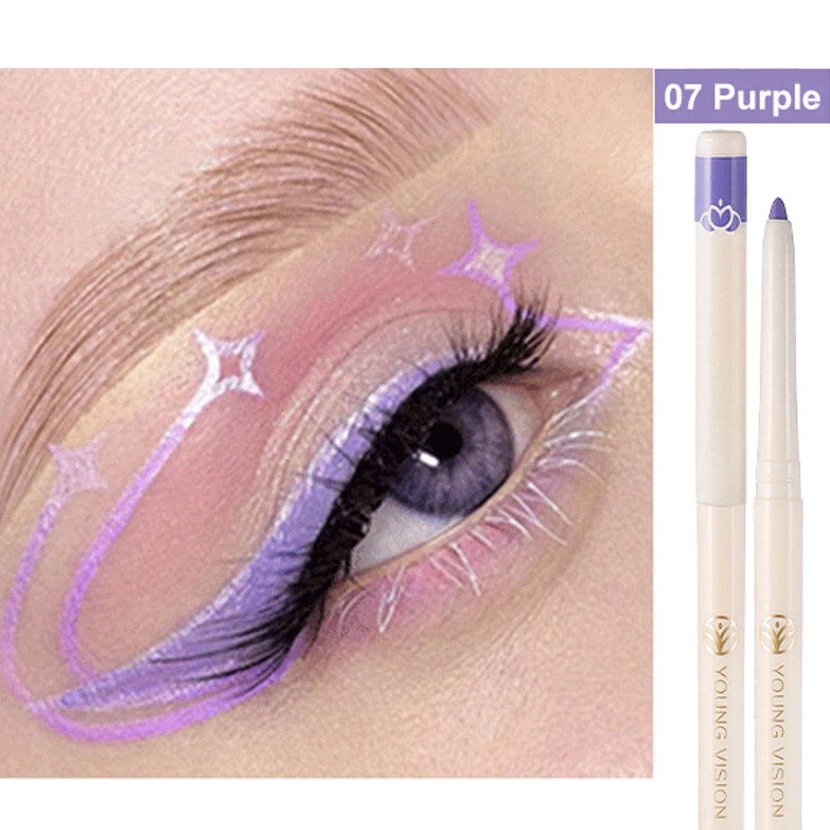 Waterproof Gel Eyeliner Pencil – 12 Colors Matte & Shimmer