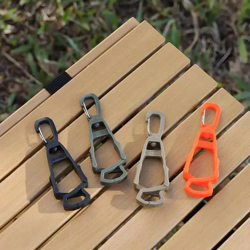 5-Pack Tactical MOLLE Carabiner Clips | Lightweight Plastic Buckle Tactical Carabiner Clips PRIMED