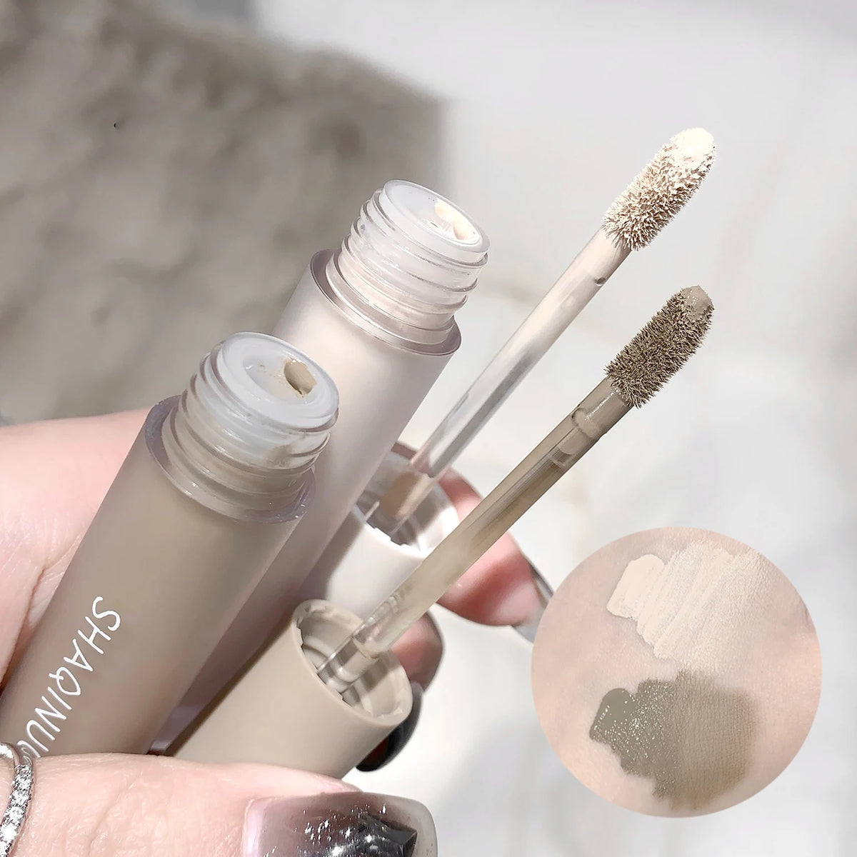 SHAQINUO 3D Liquid Contour Stick – Highlighter & Bronzer