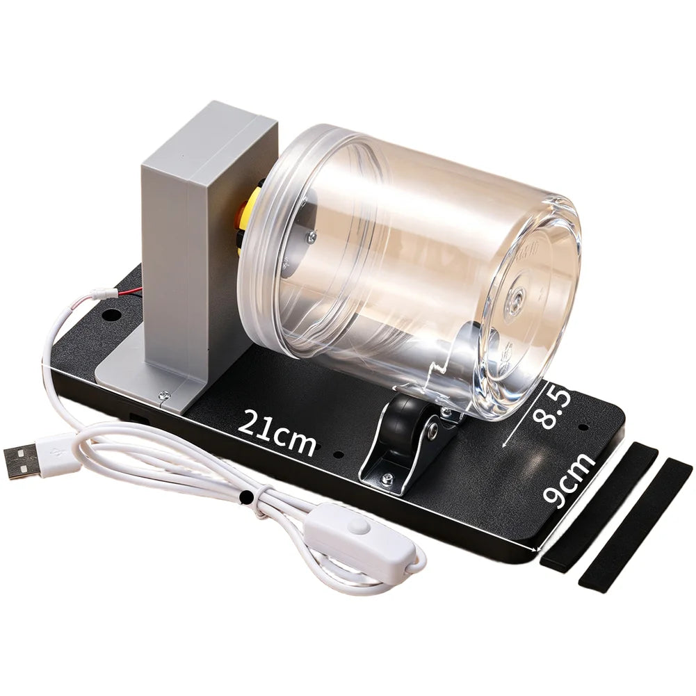 USB Gemstone & Bead Polishing Machine – Stable Metal Frame