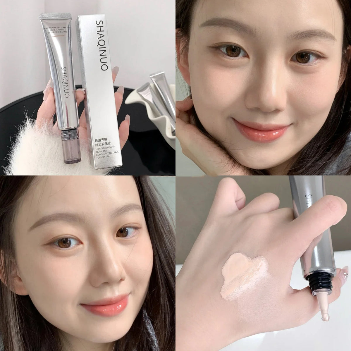 ZYXUAQIR Water-Plumping Liquid Foundation Primer 30g