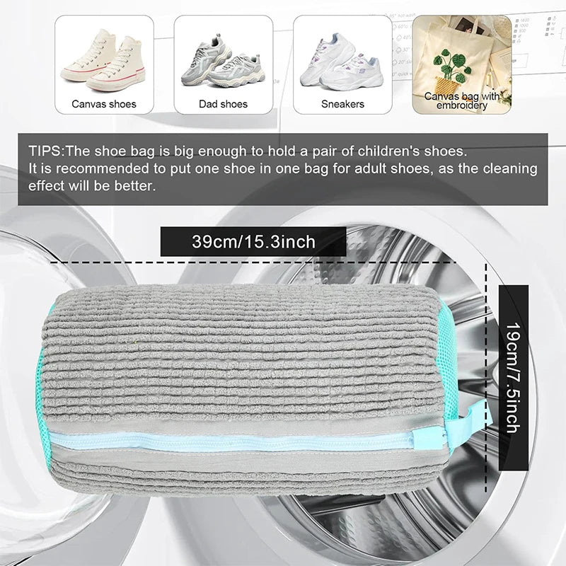 Reusable Shoe Laundry Bag for Washer & Dryer – All Shoe Types Shoe Laundry Bag PRIMED