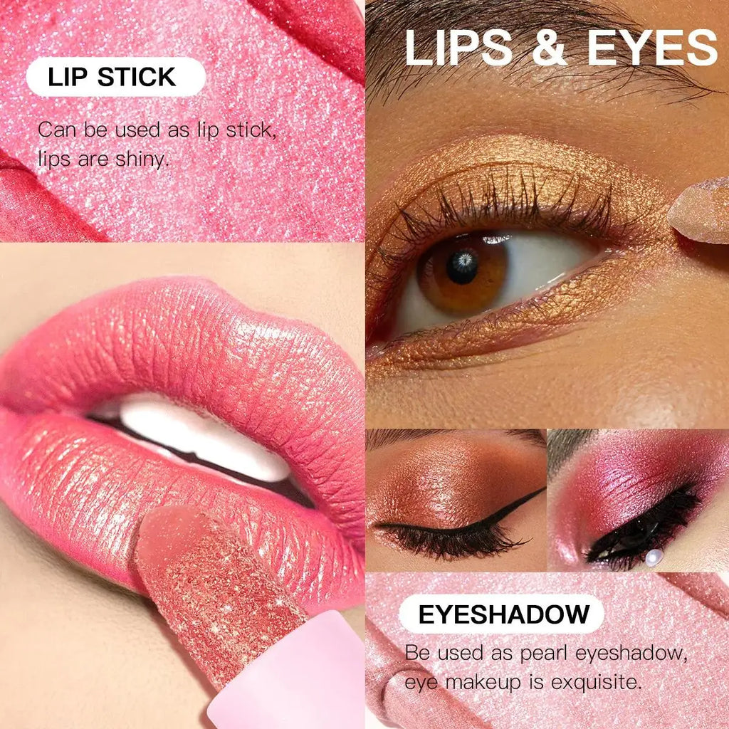 USHAS Pearlescent Matte Lipstick | Waterproof, Non-Stick Cup