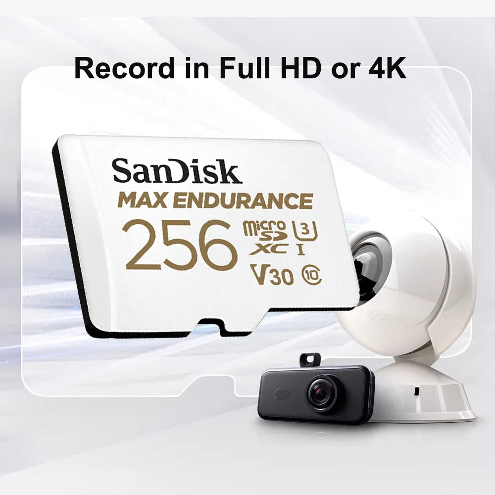 SanDisk MAX ENDURANCE MicroSD 32–256GB | 4K Dash Cam MicroSD Memory Card PRIMED