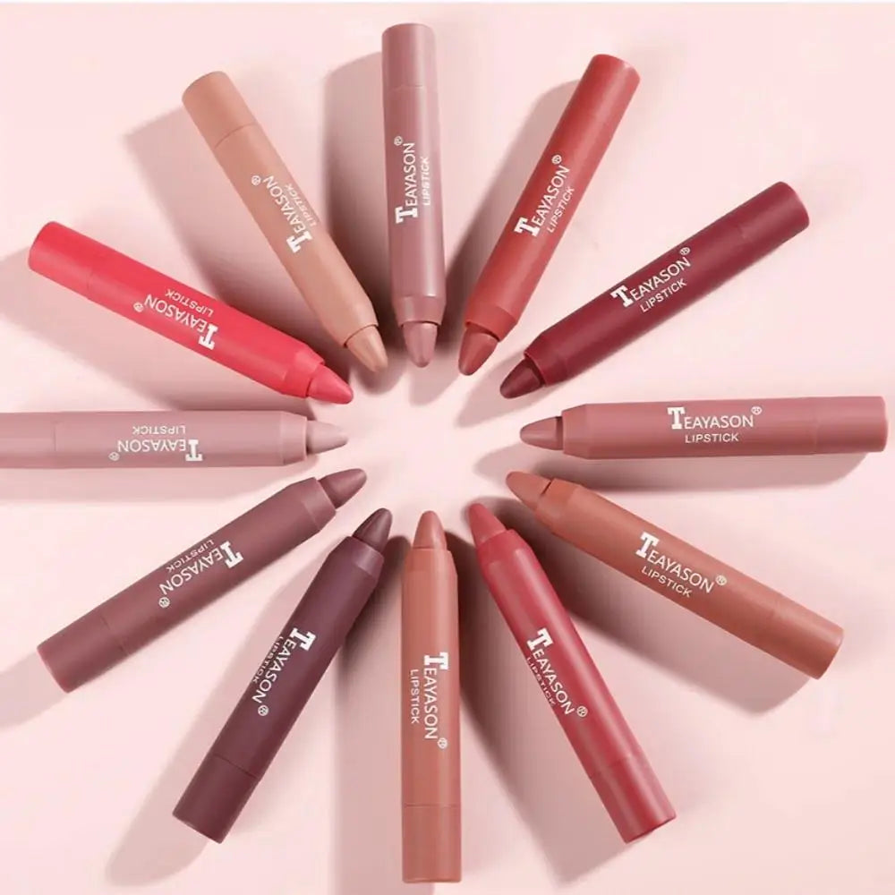 TEAYASON Matte Lipstick Set 3pcs – Waterproof Velvet Long-Lasting