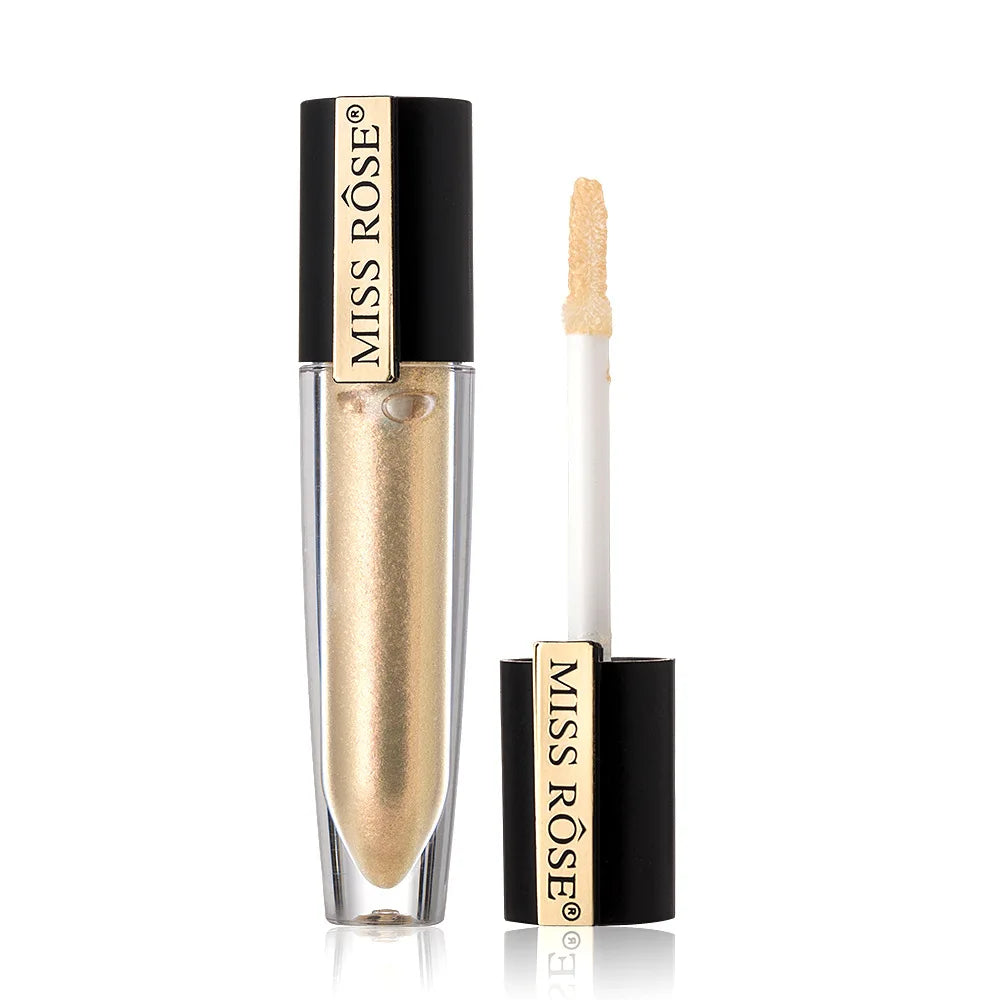 MISS ROSE Pearlescent Liquid Lip Glaze – Waterproof & Hydrating Liquid Lip Gloss PRIMED