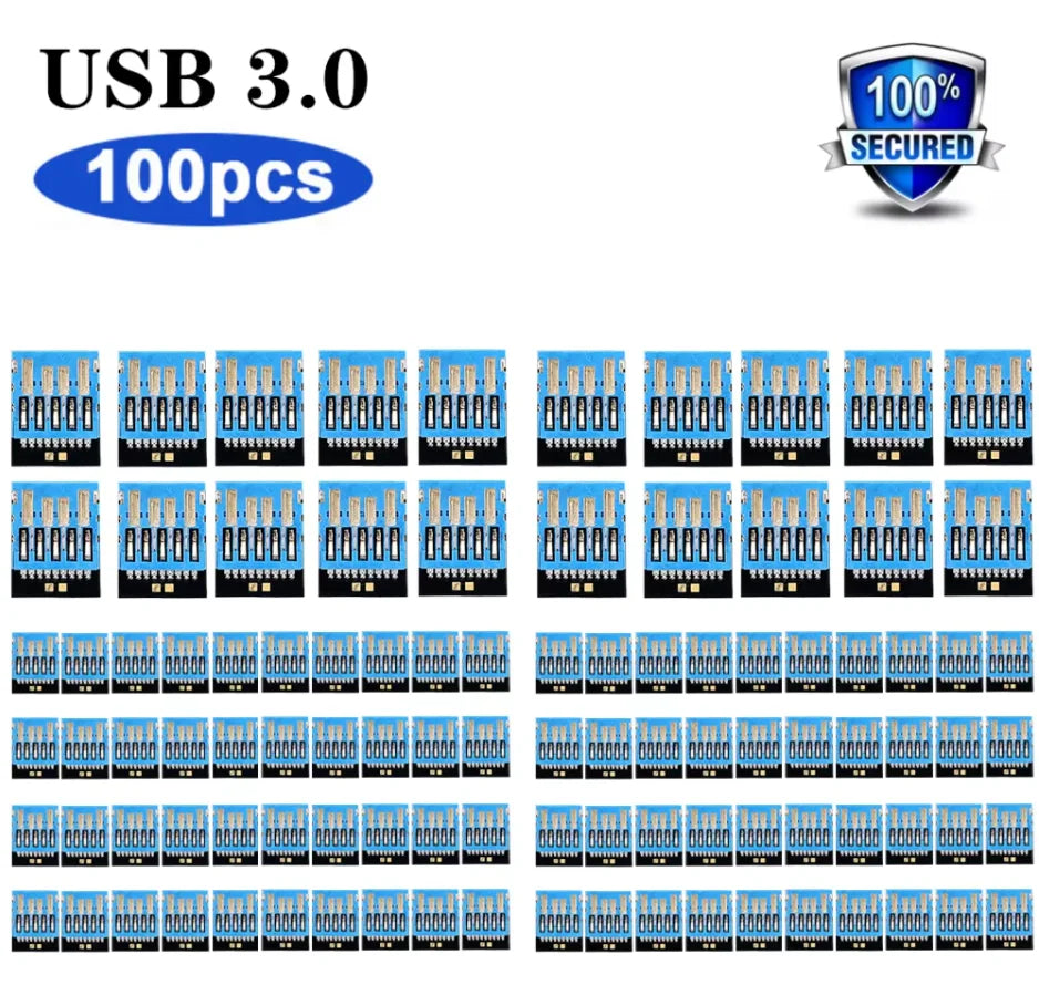 USB 3.0 Flash Drive Chip DIY Pendrive 8GB–64GB | Plug & Play
