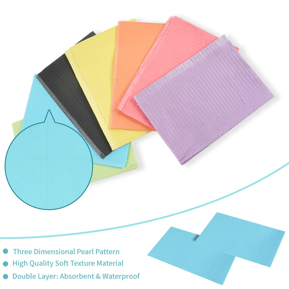 125pcs Disposable Nail Art Table Mats – Waterproof Manicure Pads