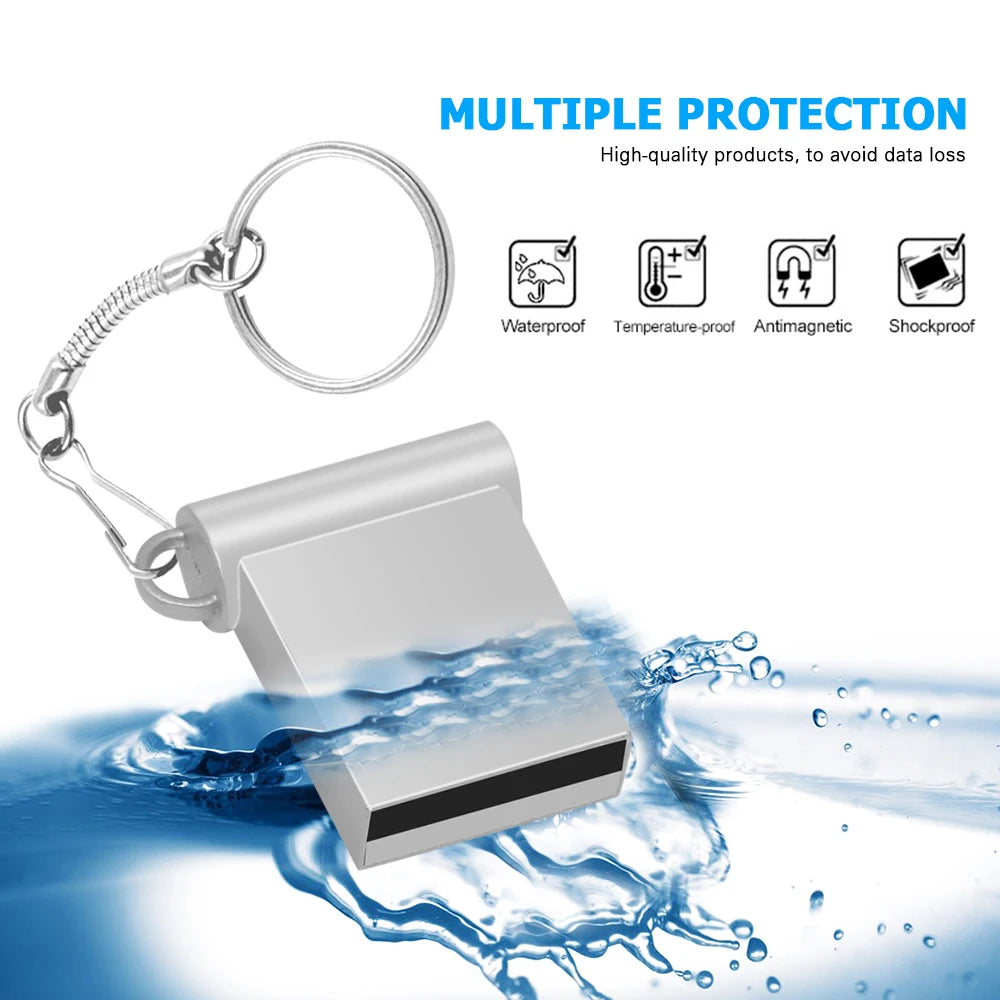 10-Pack Custom Logo Metal USB Flash Drives 32GB 64GB 128GB USB Flash Drive PRIMED