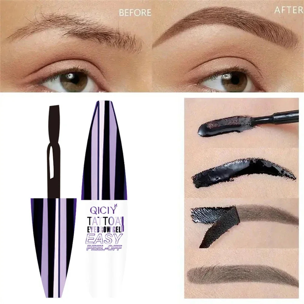 Waterproof Peel-Off Eyebrow Tint Gel – Semi-Permanent Brow Dye