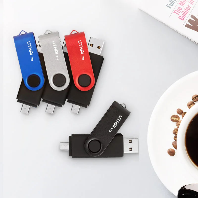 UTHAI T18 OTG USB Flash Drive Micro USB 8G/16G/32G Pen Drive