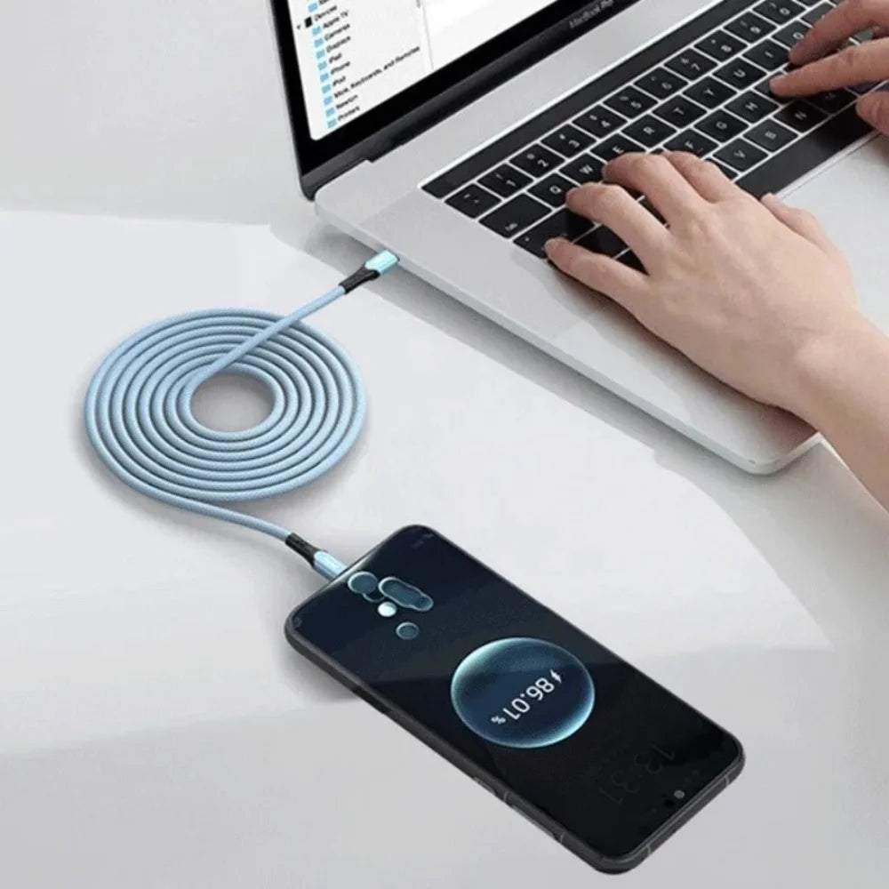 USB-C to USB-C PD Fast Charging Cable QC4.0 6A Braided USB-C Charging Cable PRIMED