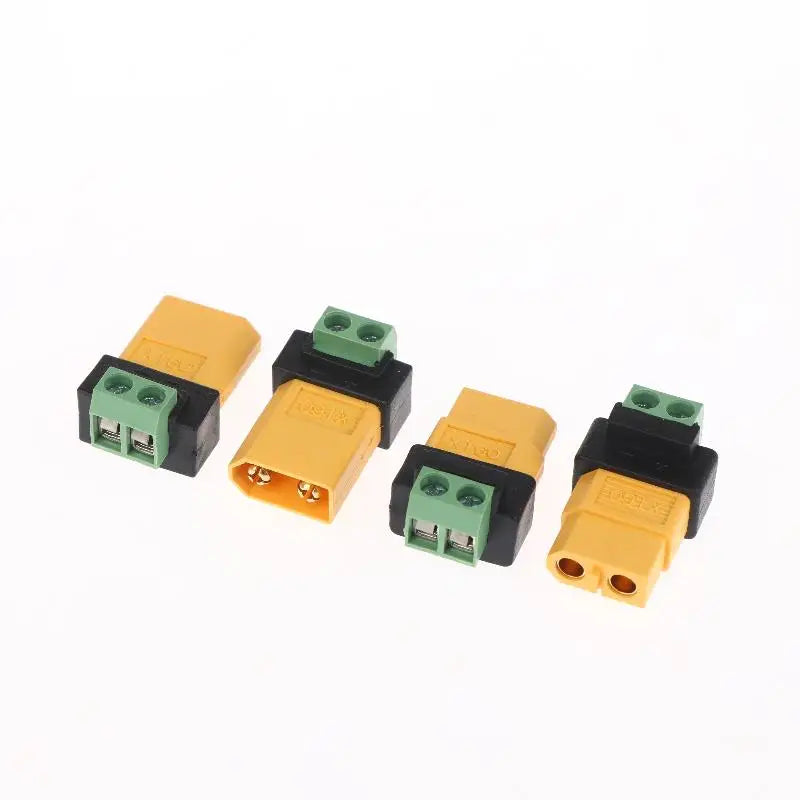 XT60 to 2-Pin Terminal Adapter – Solderless UAV Connector