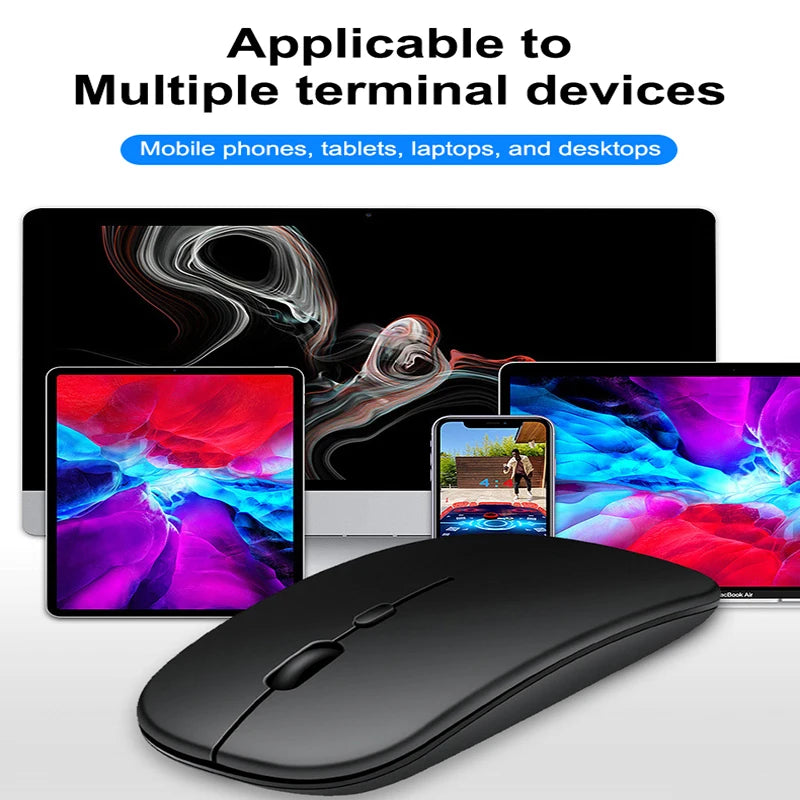 Dual Mode Wireless Mouse – Bluetooth & 2.4GHz, 1600 DPI Wireless Mouse PRIMED