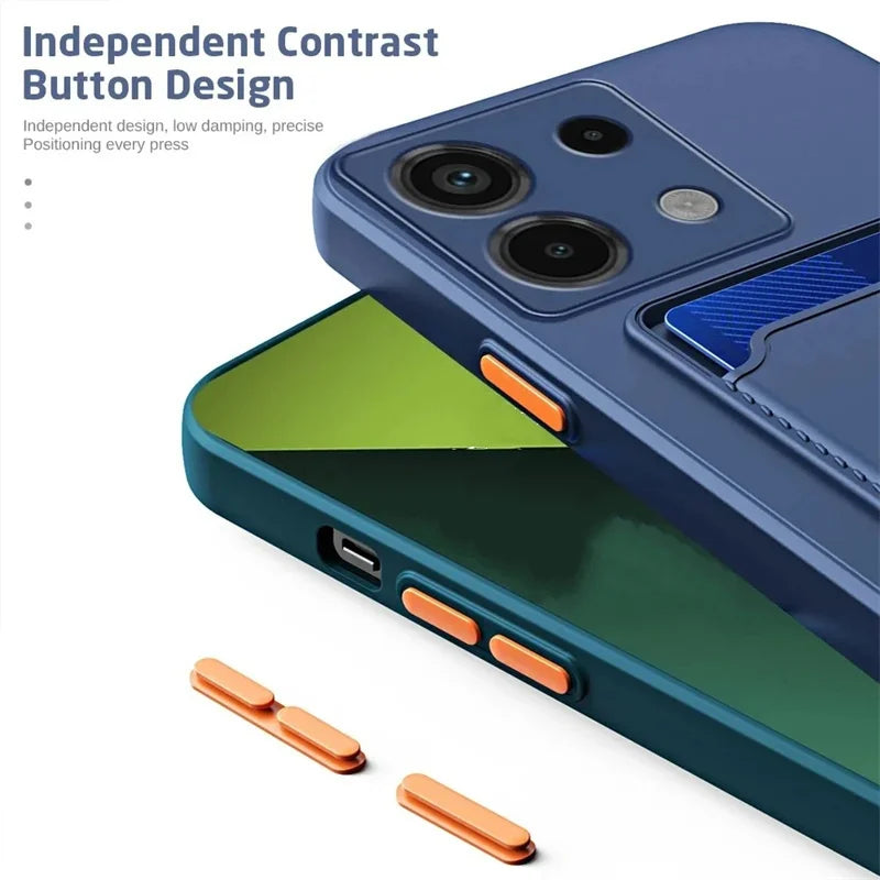 Shockproof Wallet Case Xiaomi Redmi Note 14 15 Pro 5G Phone Wallet Case PRIMED
