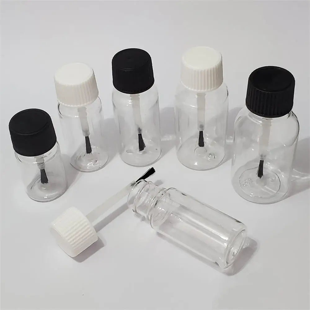 Refillable Nail Polish Bottles with Brush Cap 5–30ml