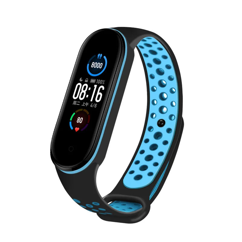 Silicone Strap for Xiaomi Mi Band 3 4 5 6 7 – Sport Band