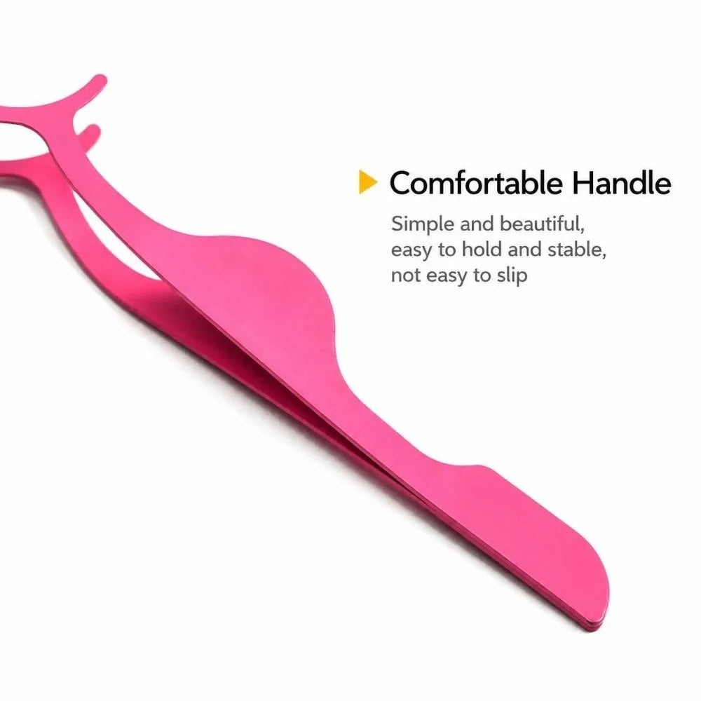 Stainless Steel Tweezers Set 3/6Pcs – Eyebrow & Eyelash Tool