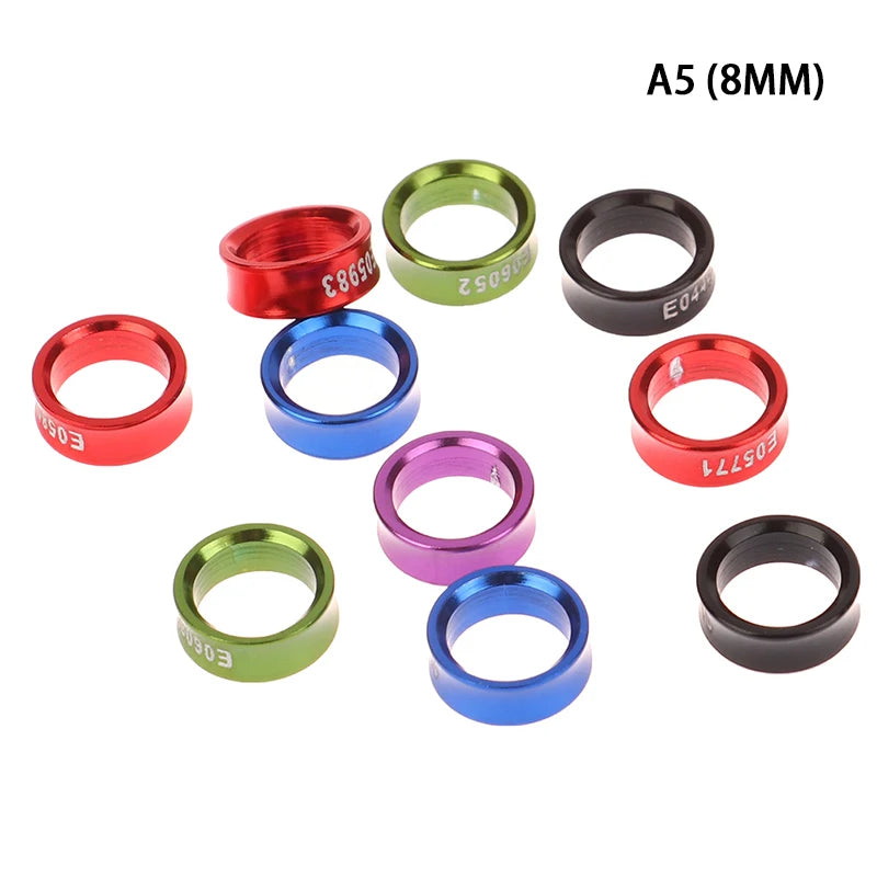 10-Pack Aluminum Bird Leg Rings – Parrot & Pigeon ID Bands