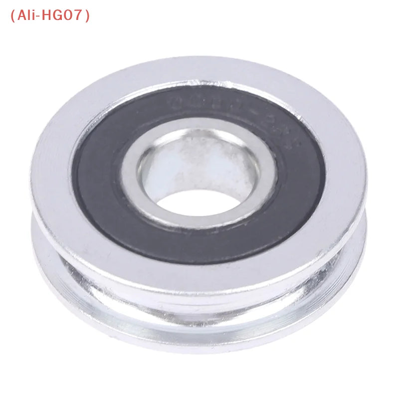U-Groove Bearing Pulley 10×30×8mm Stainless Steel Guide Wheel Bearing Pulley Wheel PRIMED