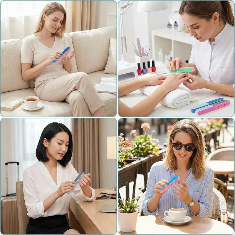 Professional Nail Polishing & Shaping File Bands – Home & Salon