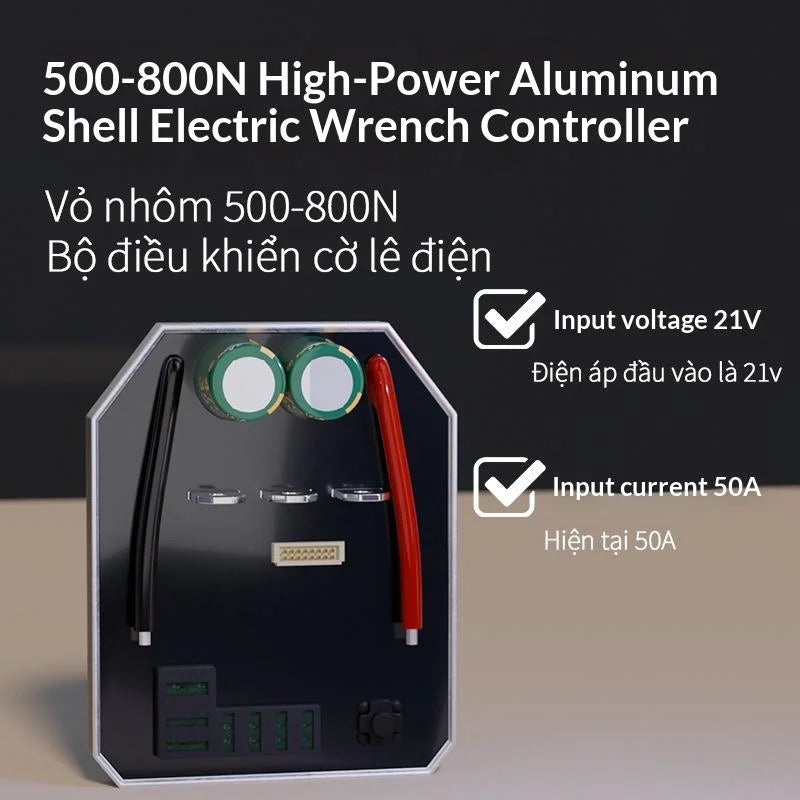 21V 50A Brushless Electric Wrench Controller Board 600W PCB Power Tool Controller PRIMED